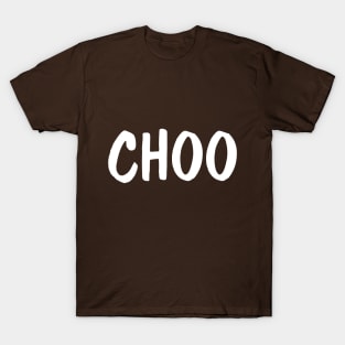 Choo... Twin Design T-Shirt